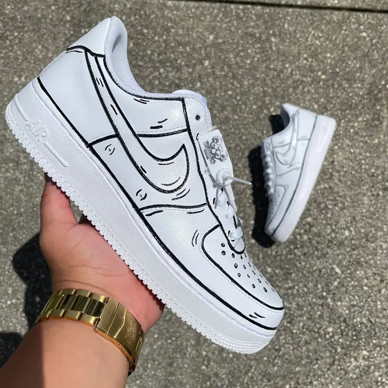 Cartoon custom af1 hotsell