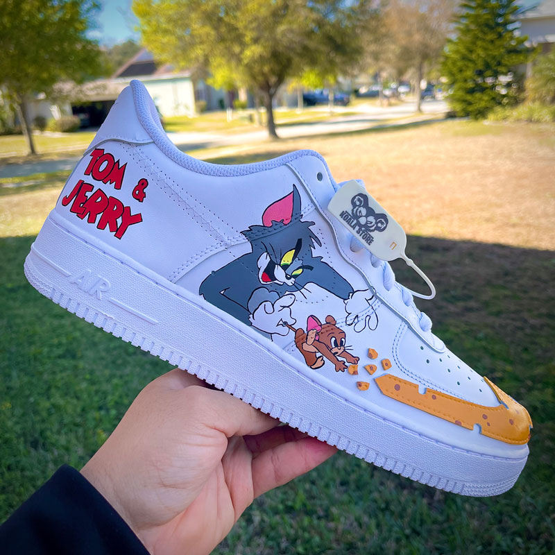 Tom and Jerry Custom Air Force 1 – Elnour Customs
