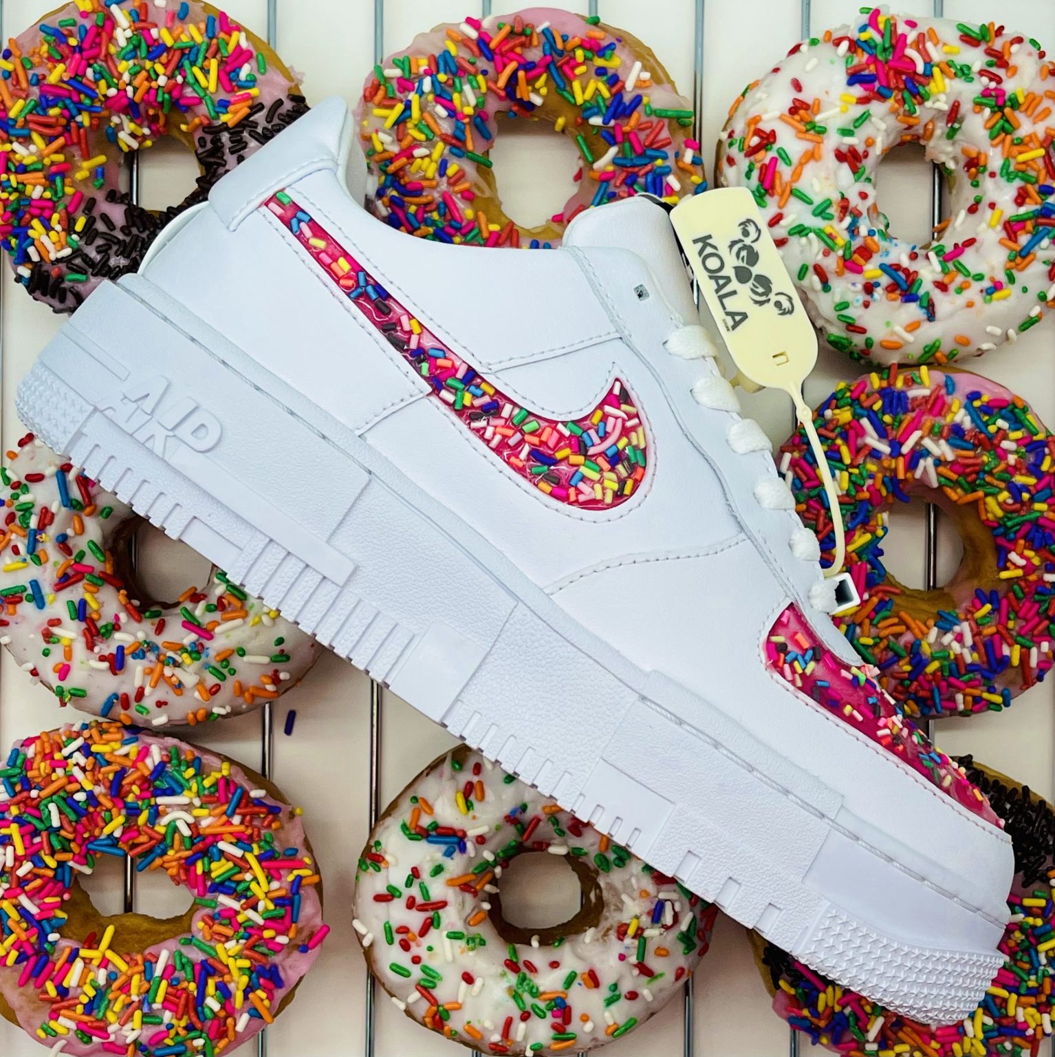 custom air force 1 donut